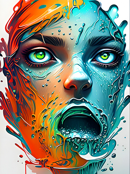 abstract art Print