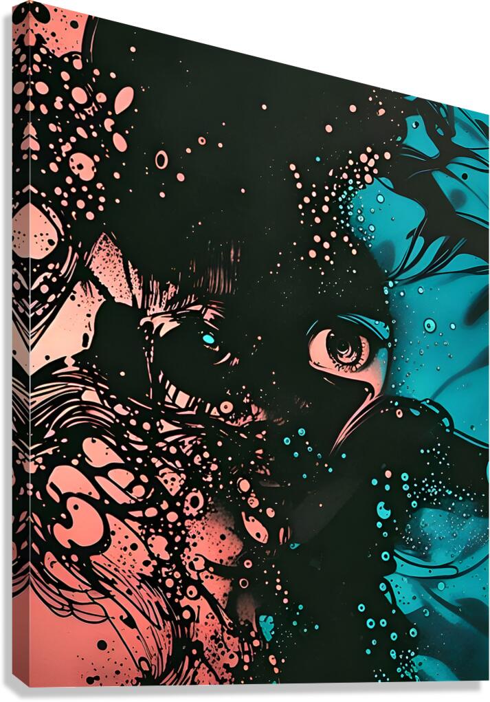 abstract digital art Canvas Print