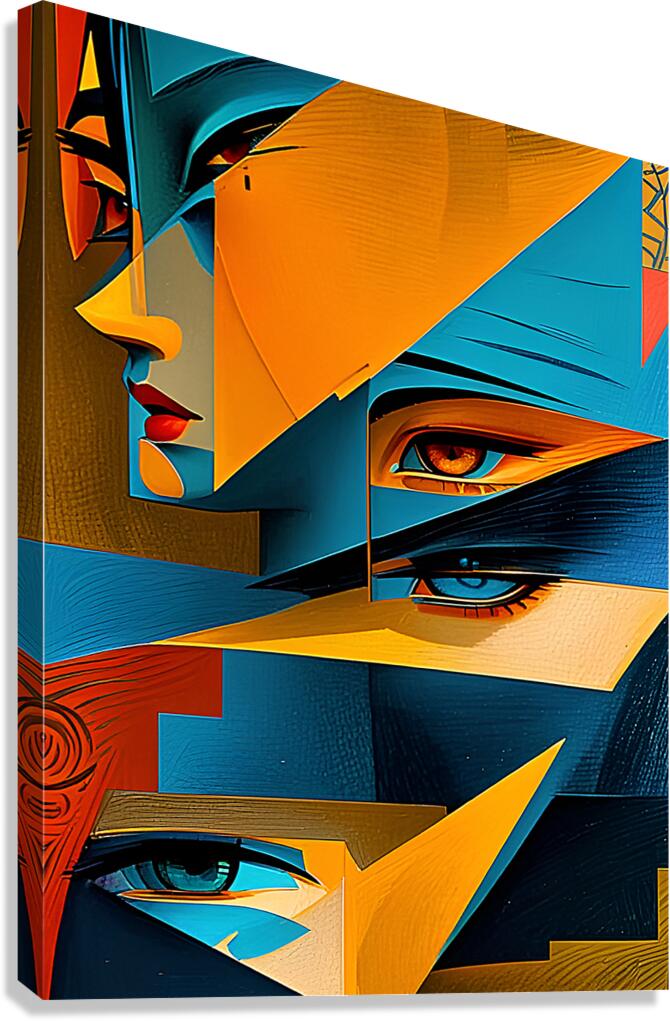 ceometrical abstract Canvas Print