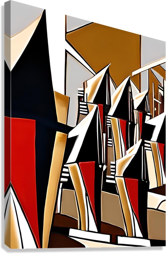 abstract geomatric art Canvas Print