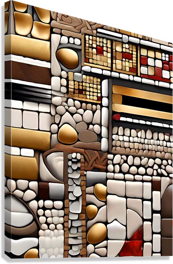 abstract stone pattern Canvas Print