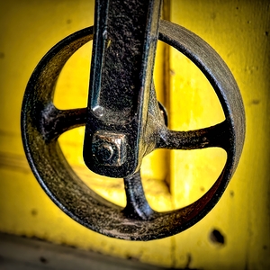 Guide Wheel for Antique Plowshare