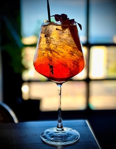 Aperol Spritz at Vista Rooftop Ocean City