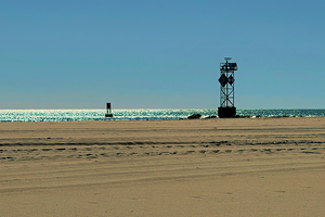 Ocean City Inlet with Sparkling Atlantic
