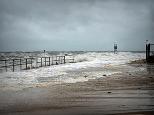 No Fishing Today at the Inlet
