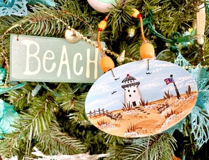Beachy Tree Ornaments