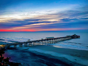 Folly Beach Pier By Dawns Early Light