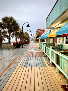 Empty Boardwalk in Myrtle Beach