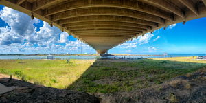 Indian River Inlet Under the Bridge