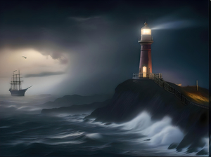 Lighthouse on the Cliff