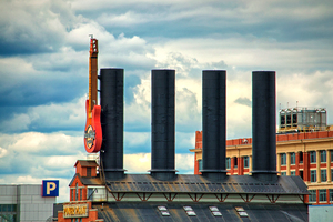 Baltimore Power Plant Guitar Stacks