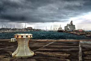 bermuda kings wharf stormy harbor 170278