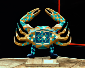 Blue Crab Statue in Downtown Baltimore