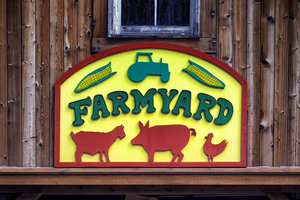Farmyard in Maryland Zoo at Baltimore