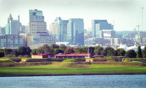 Fort McHenry with Baltimore as a Backdrop