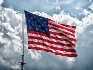 Garrison Flag Close Up Fort McHenry