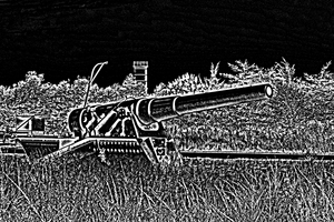 Fort Miles 8 Inch Gun Sketch