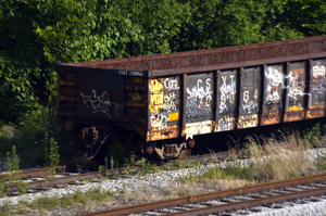 Locust Point Gondola Graffiti