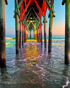 Underneath the 14th Street Pier