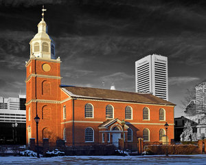 Otterbein Church Building Color Splash