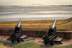 Rodman Cannons at Fort McHenry National Monument
