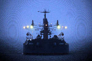 Ship Seaboss Ghost Ship on the Chesapeake