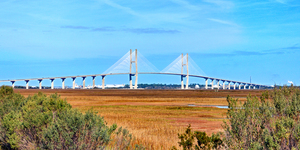 Sidney Lanier Bridge at Brunswick GA