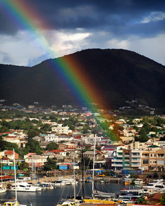 Rainbow Pot of Gold at Basseterre St. Kitts