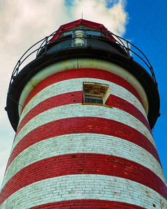 Looking Up at the West Quoddy Head Light