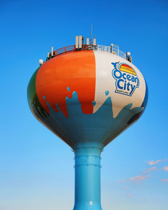Beach Ball Water Tower in Ocean City