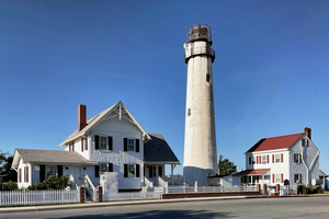 Fenwick Island Lighthouse on a Clear Day