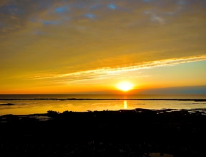 Golden Sunrise Over Fenwicks Island DE