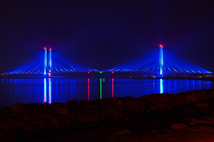 Indian River Inlet Bridge After Dark