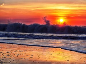 Sunrise at 142nd Street Beach Ocean City
