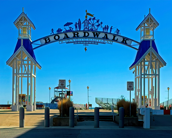 Ocean City Boardwalk Entrance Arch 2025 by Bill Swartwout Photography