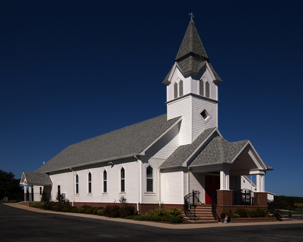 Country Beach Church Zion UM Print