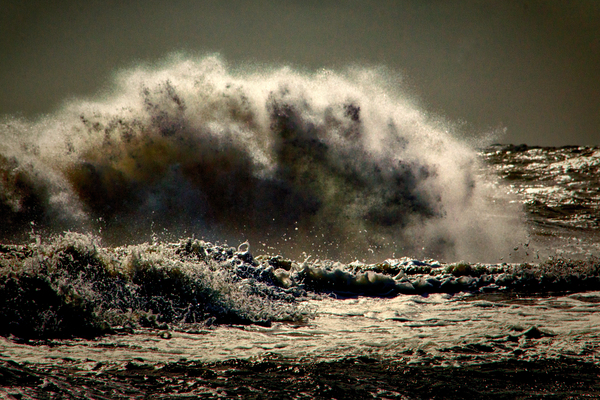 Explosion in the Atlantic Ocean Print