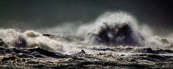 Monster of the Seas Ocean Wave Panorama Print