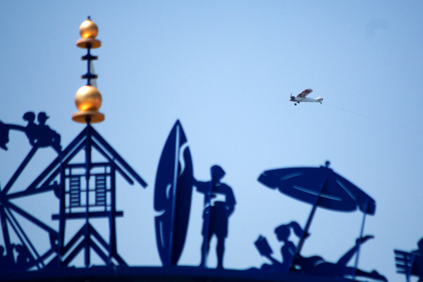 Ocean City Boardwalk Arch Up Close Abstract Print