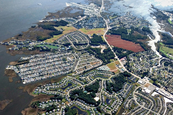 West Fenwick Island Aerial Imagery Print