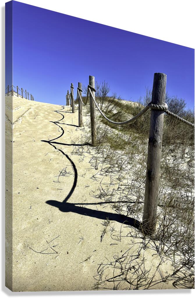 Pathway Across a Dune to the Beach Canvas Print