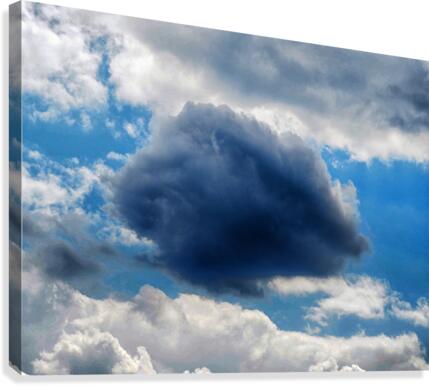One Dark Cloud Canvas Print