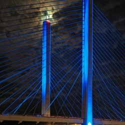 Indian River Bridge Candlestick Moon