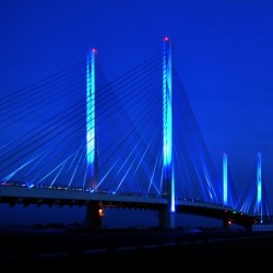 Indian River Bridge Night View