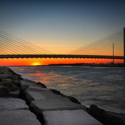 Indian River Inlet Bridge Sunset 9140100