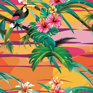  Tropical Paradise Theme A design