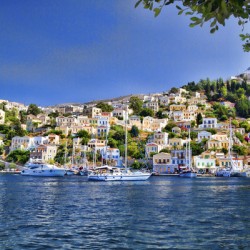 Symi island in Greece