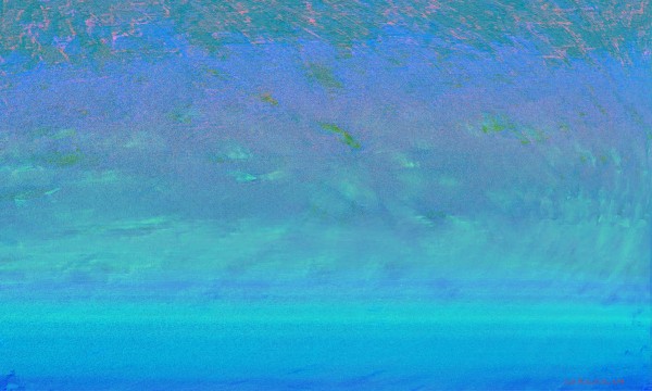 Blue Ocean Abstract by Lutz Roland Lehn