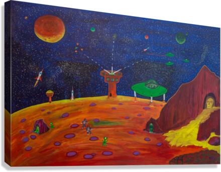 B-2Mars Explorer Canvas Print
