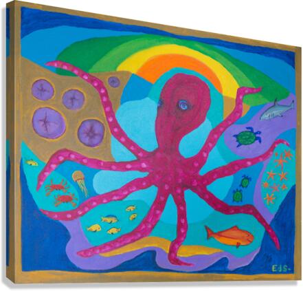 B-31octopus Canvas Print